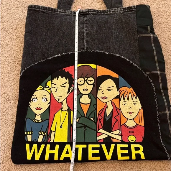 Denim Tote Bag with Daria Morgendorffer MTV - Picture 6 of 7